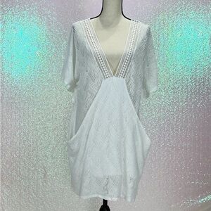 Swim coverup from DOTTI SIZE XL gently used white